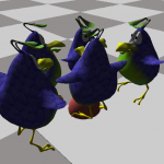 Lenguins Behavioral Animation